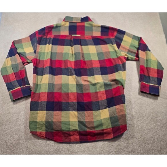 Orvis Plaid Long Sleeve Flannel Button Down Shirt Men's XL Colorful Soft - Picture 2 of 6
